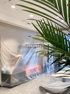 File Perlindungan Debu Meja & Kabinet | Furniture Dust-Proof Cover Sheet | 家具高粘/弱粘防尘遮蔽膜