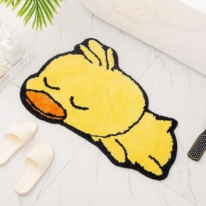 VIKAMA Cartoon Entryway Doormat—Absorbent Non-Slip Rug for Bedroom Entrance Bathroom & Toilet Indoor Floor Mat wedding