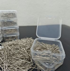 เข็มหมุด เข็มหมุดหัวมุกเงา📍ตะปูเข็ม ตะปูหมุดทำกระทง ตะปูบายศรี แบ่งขาย