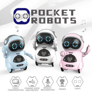 Pocket Robot Talking Interactive Dialogue Voice Recognition Record Singing Dancing Telling Story Mini Robot Toy