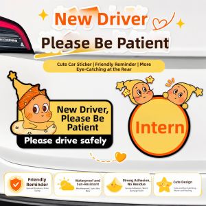 JOYCS | Beginner Driver Magnetic Warning Stickers Waterproof