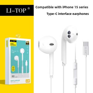 In-ear Wired Earphones with Microphone and Controls for iPhone