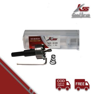 K55 Mata Bor HSS Hole Saw 20mm 22mm 25mm 30mm Plat Besi Stainless Aluminium PVC Plastik Composite Kayu Satuan