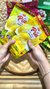 [Xóm nhà xưa] Bánh pía chay mini lá dứa sầu riêng - Thương hiệu Thiên Sa - Túi 120g/6 bánh - Kingsmart