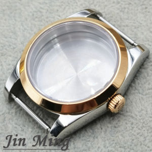 36mm/40mm S Crown NH35 Mens Watch Case Strap with Sapphire Glass High Quality Parts Compatible With NH34 NH35 Nh36 NH38 ETA2824