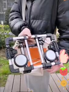 Mini folding small pull cart ultra small pull cart hand in hand to pull the cart for home use shopping hauling goods hand towing luggage