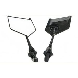 【HOSPORT】2PCs Scooter Mirrors Rotating Side Mirrors Ball-Head Rear View Mirror Compatible with Motorcycle Scooter ATV Dirt Bike