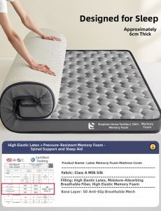 Nanjiren | Latex Memory Foam Mattress Cover