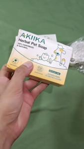 BUY1 TAKE 2  AKIIKA Herbal Pet Soap 200g For Dogs & Cats 100% Natural Handmade 200g