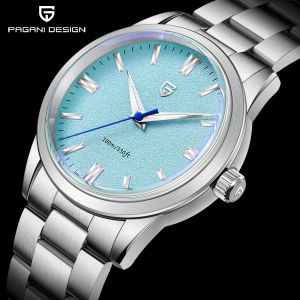 PAGANI DESIGN 2024 New 38mm Mens Quartz Watches Stainless Steel AR Coating Sapphire VH31 Business Sports Watches Watch for Men