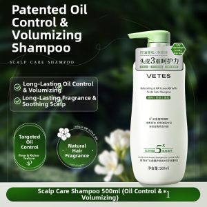 VETES | Oil Control Volumizing Anti-Dandruff Itch Relief Shampoo