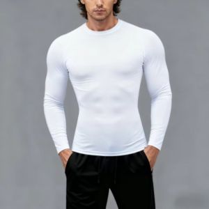 2026 Men Running T shirt Quick Dry Bodybuilding Sport Shirt Long Sleeve Compression Top Fitness Tight Rashgard Gym T-Shirt Men