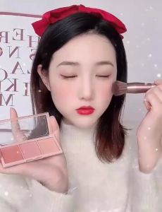 Phấn Má Hồng PIPL 3 Ô Chất Bột Mịn Lì Phong Cách Đơn Giản Bảng Phấn Má Nhiều Màu Tông Trà Sữa Nhẹ Nhàng Tự Nhiên TIDO TIDO