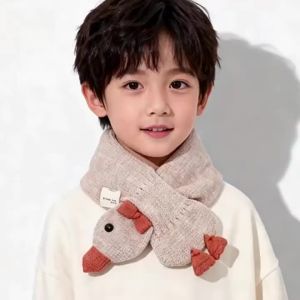 Thickened Warm Childrens Scarf Knitted