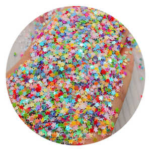 3mm Five-Pointed Star Sequin Glitter DIY Crystal Glue Filler Phone Case Makeup Manicures Decoration Patch Material