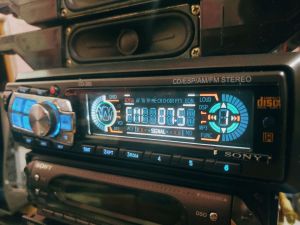 Đầu radio CD SONY 389 Aux Rca fulloption giành lắp chung cho ô tô