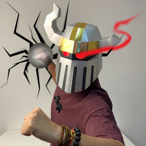 Mặt Nạ Robot Cổ Đại Sáng Toàn Bộ Knight Mặt Nạ Trang Phục Hóa Trang Cho Nam Cosplay Sea King Paper Model Trang Phục Biểu Diễn