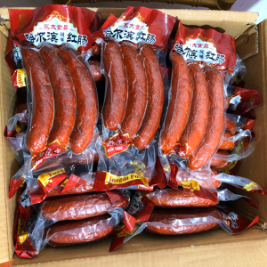 Harbin Red Sausage Northeast Flavor Garlic Flavor Cooked Vacuum Sausage Northeast Specialty Red Sausage Instant Snacks