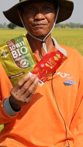 ( 2 แถม 2 BIO+DUO )10 ดาวไบโอ ดูโอ้ สำหรับข้าวและฟาง สูตรเข้มข้น ย่อยสลายได้เร็ว 100กรัม