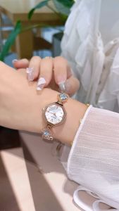 Sunlifex Jam Tangan Wanita Original Berlian Tali Gelang Korean Style Kuarsa Jam Tangan Cewek 8015