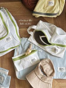 Lightweight Nylon Storage Bag Zipper Organizer for Travel Clothes Shoes Cosmetics Easy to Carry Versatile Durable