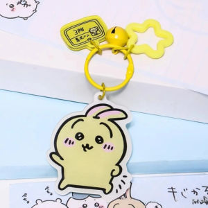 Chiikawa | 3PCS/set Kawaii Anime Keychains Cartoon Hachiware Usagi Acrylic Key Chain Pendant Backpack Creative Gifts
