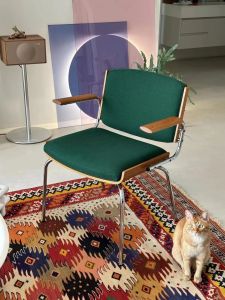 Nordic Retro Leisure Chair Backrest Comfortable Home Office Single Sofa Esports Seat Designer Furniture Residential Chair