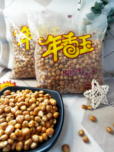 Traditional Snack Corn Poppers Crispy Delicious Leisure Time Snacks from Northeast China Yanshuangyu Brand Corn Flower 400g Bag