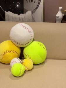 9/20CM Simulation Baseball Plush Toys Soft Stuffed Ball Pillow Creative Sofa Home Decoration Gifts