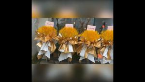 100 Pcs/Bouquet Dried Flowers Golden Barley  Home Kitchen Decoration Natural Wheat Stalks for Wedding Decoration DIY