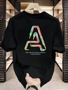 Áo Thun Cotton Nam Mùa Hè Dáng Rộng Tay Ngắn in Họa Tiết Thời Trang Thường Ngày Không Tay Áo Thun Cotton Phong Cách Đường Phố