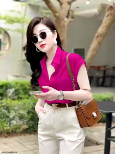 Áo sơ mi nữ tay hến áo sơ mi công sớ siêu đẹp phong cách thời trang V888