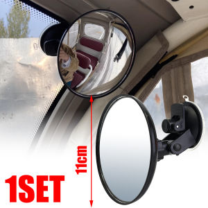 Car Rearview Mirror 360 Degree Rotation Wide-angle Rearview Convex Mirror Handlebar Mount Suction Cup Auto Tricycle Rear View Mirrors