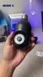HENIVIZ Pro Q15 BULB PTZ Camera Pelacakan Otomatis Penglihatan Malam CCTV Nirkabel 1080p Kamera Keamanan IP
