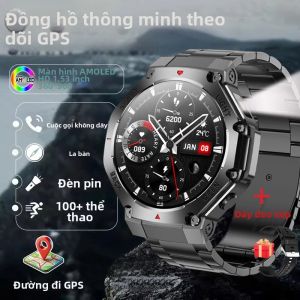 Đồng Hồ Thông Minh GPS Quân Sự T-Rex 3 Ultra Pin 300mAh La Bàn Chống Nước Phong Vũ Biểu Đèn Pin Đồng Hồ Thông Minh Thể Thao Dành Cho Nam Giới Có Thiết Bị Theo Dõi Sức Khỏe