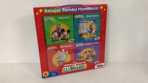 Beg Buku Cerita Disney Mickey 4 Buku Board Book