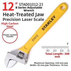 STANLEY | Multipurpose Adjustable Wrench Home Tool Adjustable