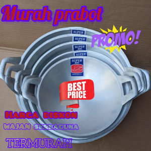 TURUN HARGA DISKON!!! WAJAN ANTI LENGKET/KUALI wajan kuali no 12 diameter 30 cm/penggorengan alumunium tebal
