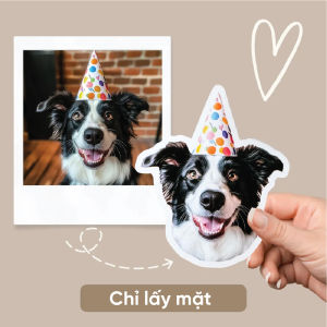 Nhãn dán thú cưng tùy chỉnh decal cắt theo hình chống thấm nước quà tặng cá nhân hóa nhãn dán chó tùy chỉnh nhãn dán mèo tùy chỉnh nhãn dán bình nước hình dán thú cưng.