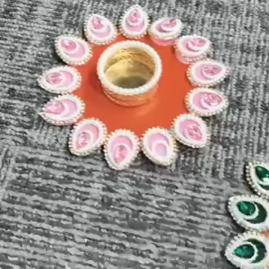 Handmade Diwali Diya Tealight Candle Holder | Diwali | Pooja | Home | Decor & Gifting | (Pack of 1 pc)