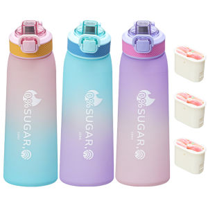 【New Arrival】 1000ML Fruit Fragrance Water Bottle Tritan Sports Water Bottle Fragrance Smelling Water Bottle for Outdoor Sports