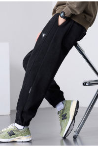 Quần dài thể thao MiiOW cho nam làm  vải cotton dày dặn thoáng khí rộng rãi