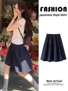 YAYANGREN | Summer Small Size A-Line School Style Workwear Skirt