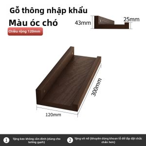 Kệ Treo Tường Gỗ Cứng