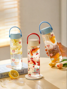 MODERN SWEETHOME | Stylish Large Capacity Handle Glass Cup