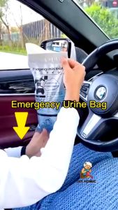 700ml CAPACITY EMERGENCY URINE BAG Vomit Bag Disposable Ergonomics Rapid Solidification Motion Sickness Water Absorption Car Emergency Urine Bag Travel Use