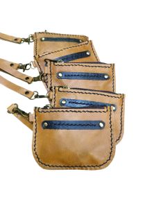 กระเป๋าหนังแท้ใส่เหรียญแฮนด์เมดขนาด 4.2×3.2นิ้ว