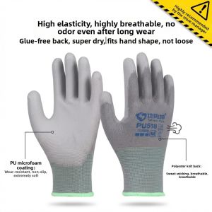 Terrain Kun | Wear-Resistant Breathable Anti-Slip Puncture-Proof Soft Carpentry Safety Gloves