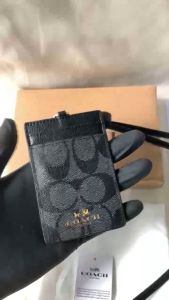 Coâćh F65573 นามบัตร บัตรนักเรียนทำงานงานแท้/ที่ใส่บัตรพนักงาน