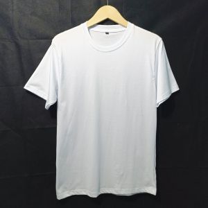KAOS POLOS PUTIH PREMIUM COTTON COMBED 30S//UKIRAN SMLXL//BANDUNG//BOGOR//SURABAYA//